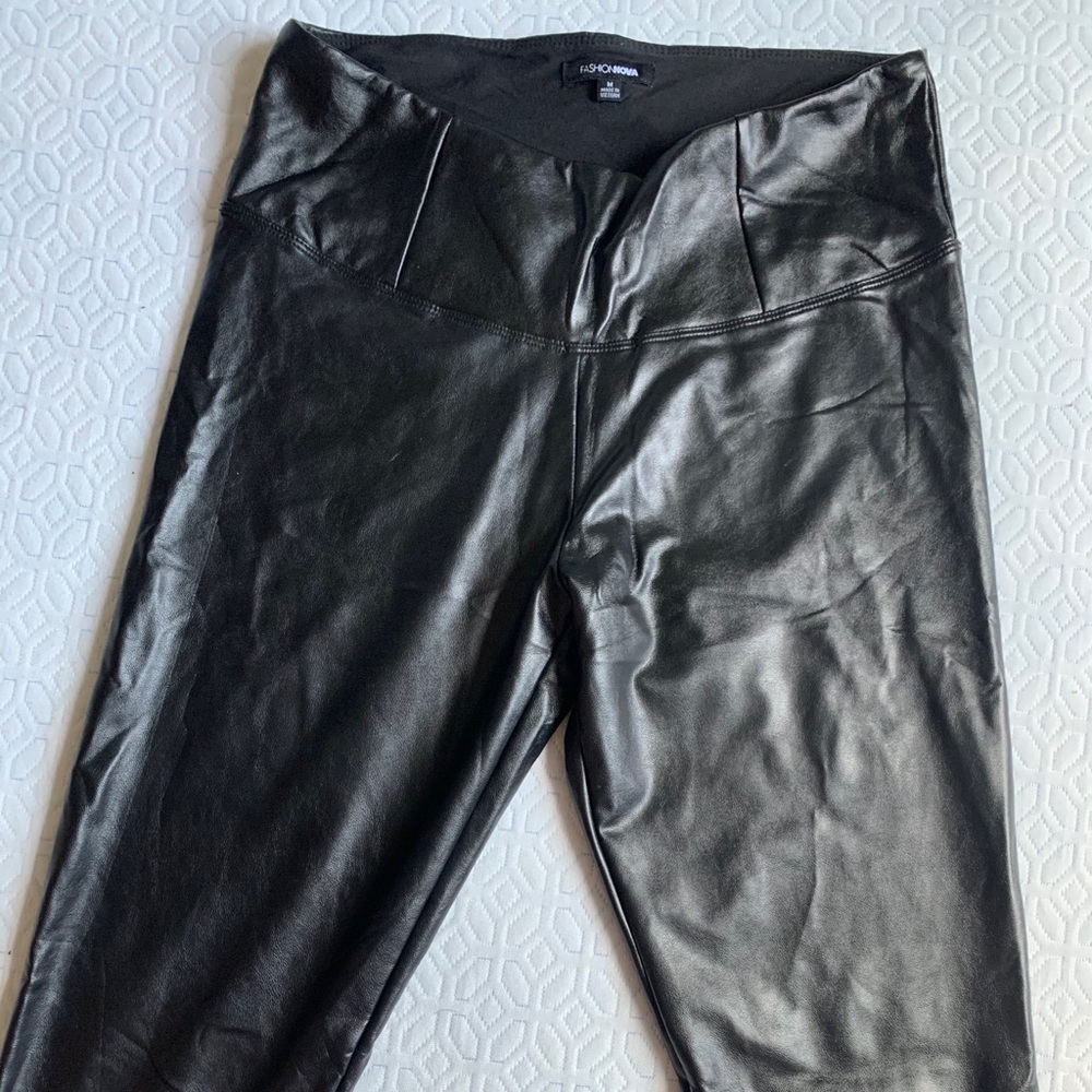 Fashion Nova Leather Leggings